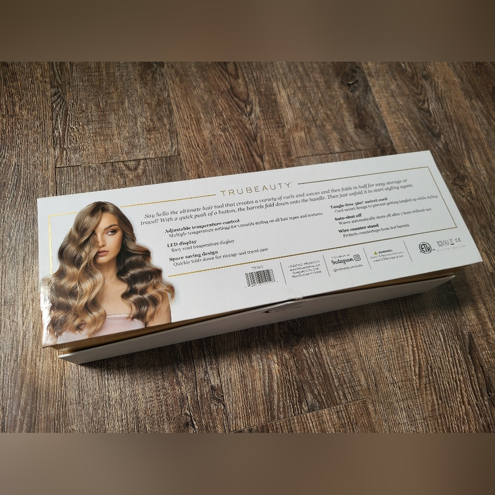 TruBeauty | Style Bender | Triple Barrel Waver NWT - Picture 3 of 3